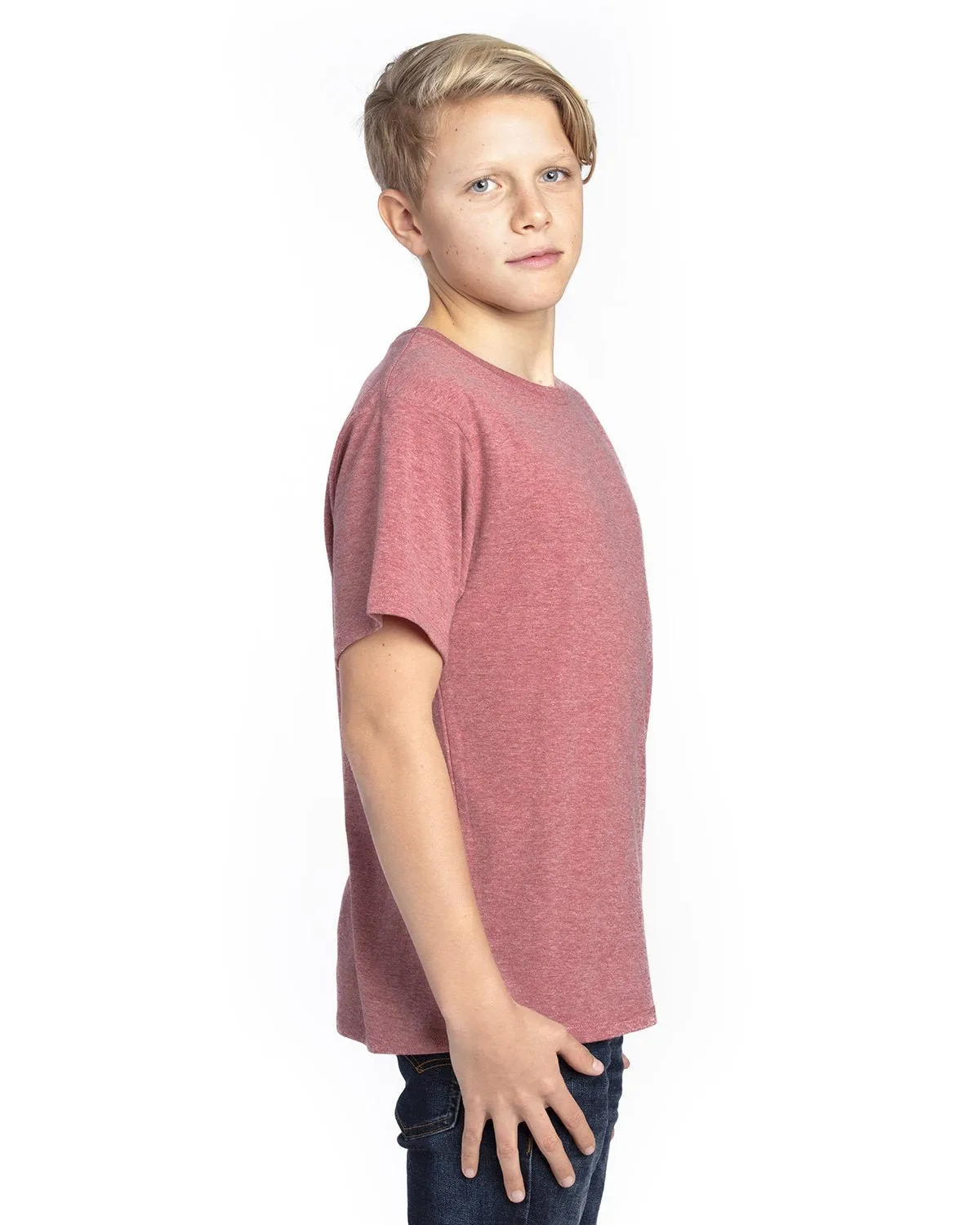 600A-Threadfast Apparel-MAROON HEATHER