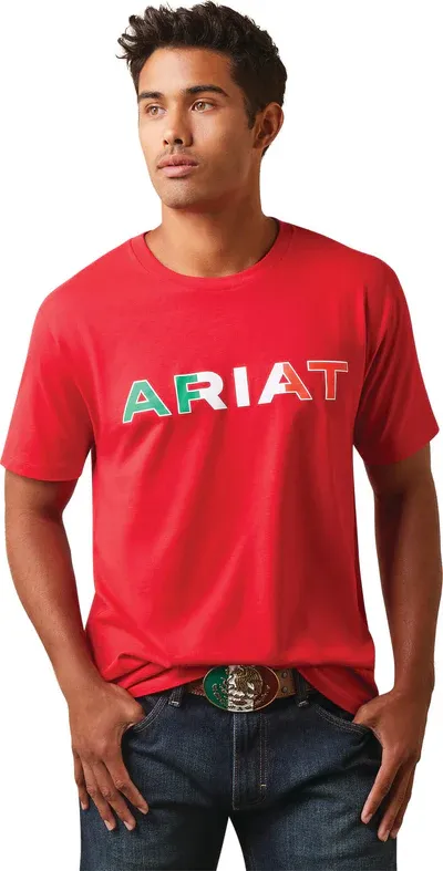 Ariat Men's Viva Mexico Red T-Shirt
