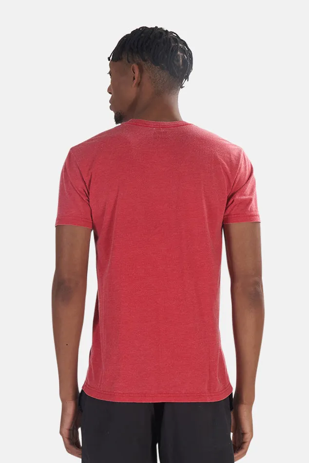 Basic Burnout Tee Red