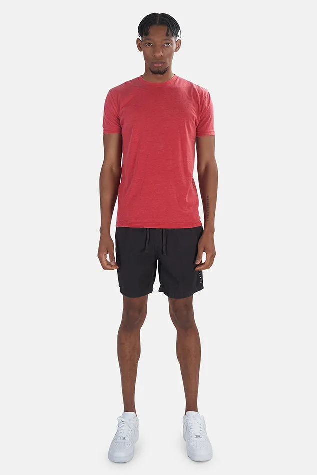 Basic Burnout Tee Red