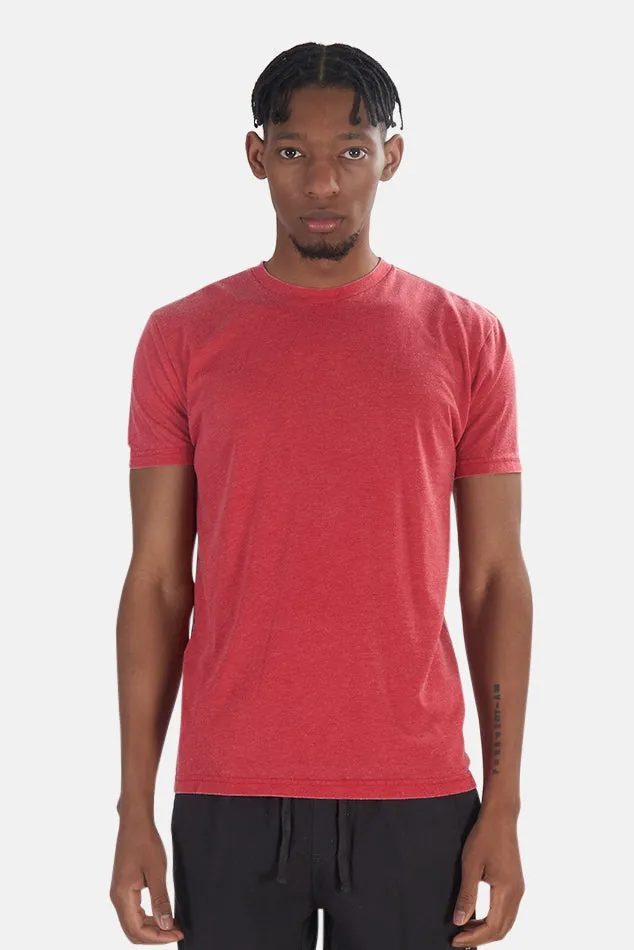 Basic Burnout Tee Red