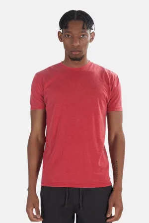 Basic Burnout Tee Red