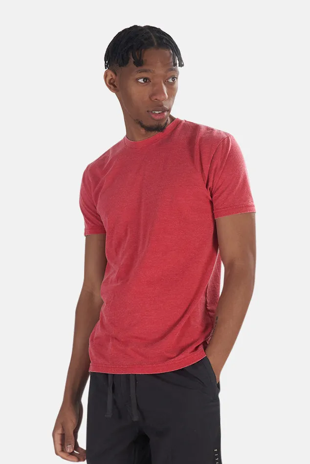 Basic Burnout Tee Red