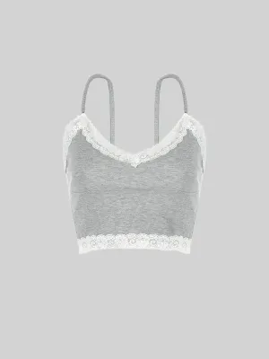 Basic Lace V-Neck Camisole Top