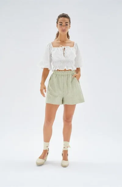 Bermuda Peasant Top