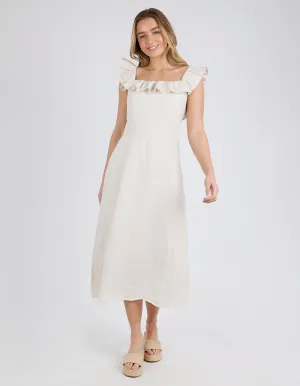 Bonifacio Dress - Oatmeal Linen