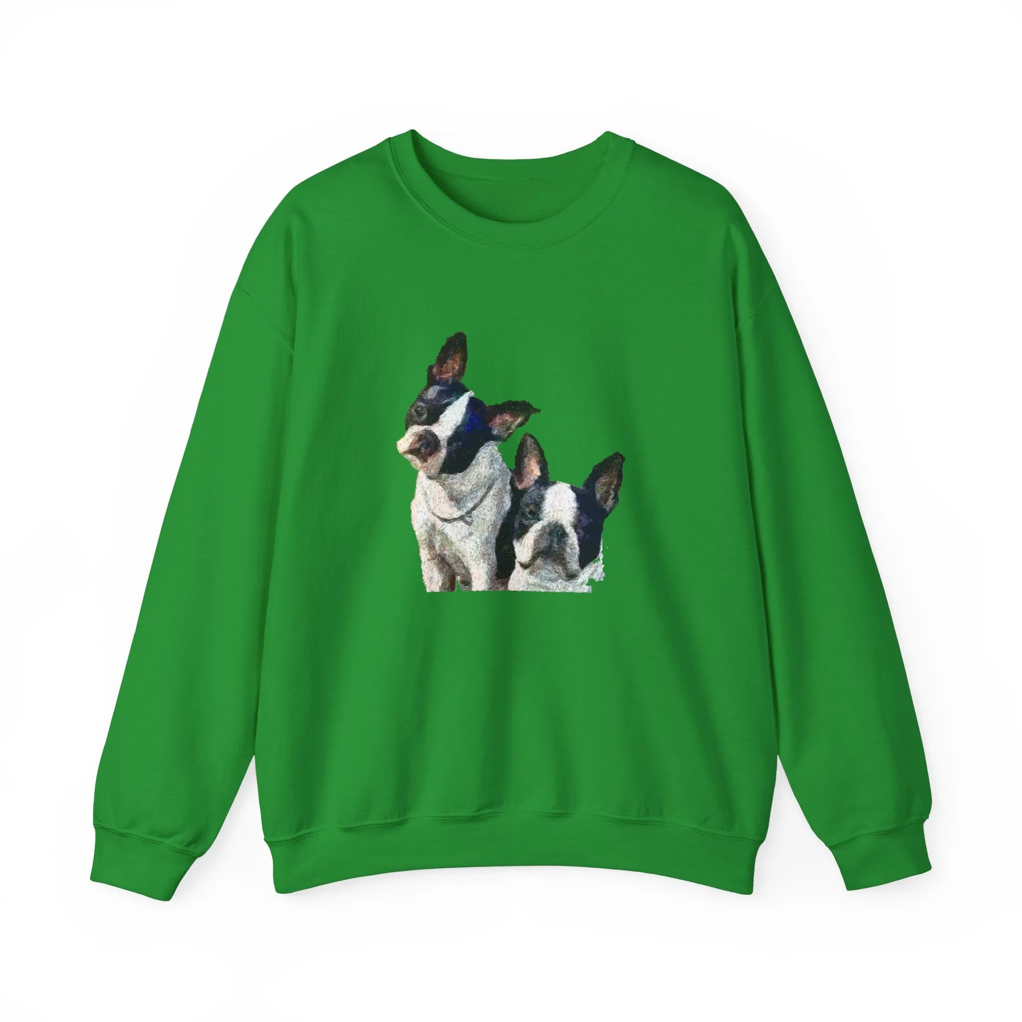 Boston Terriers 'Skipper & Dee Dee' Unisex 50/50 Crewneck Sweatshirt