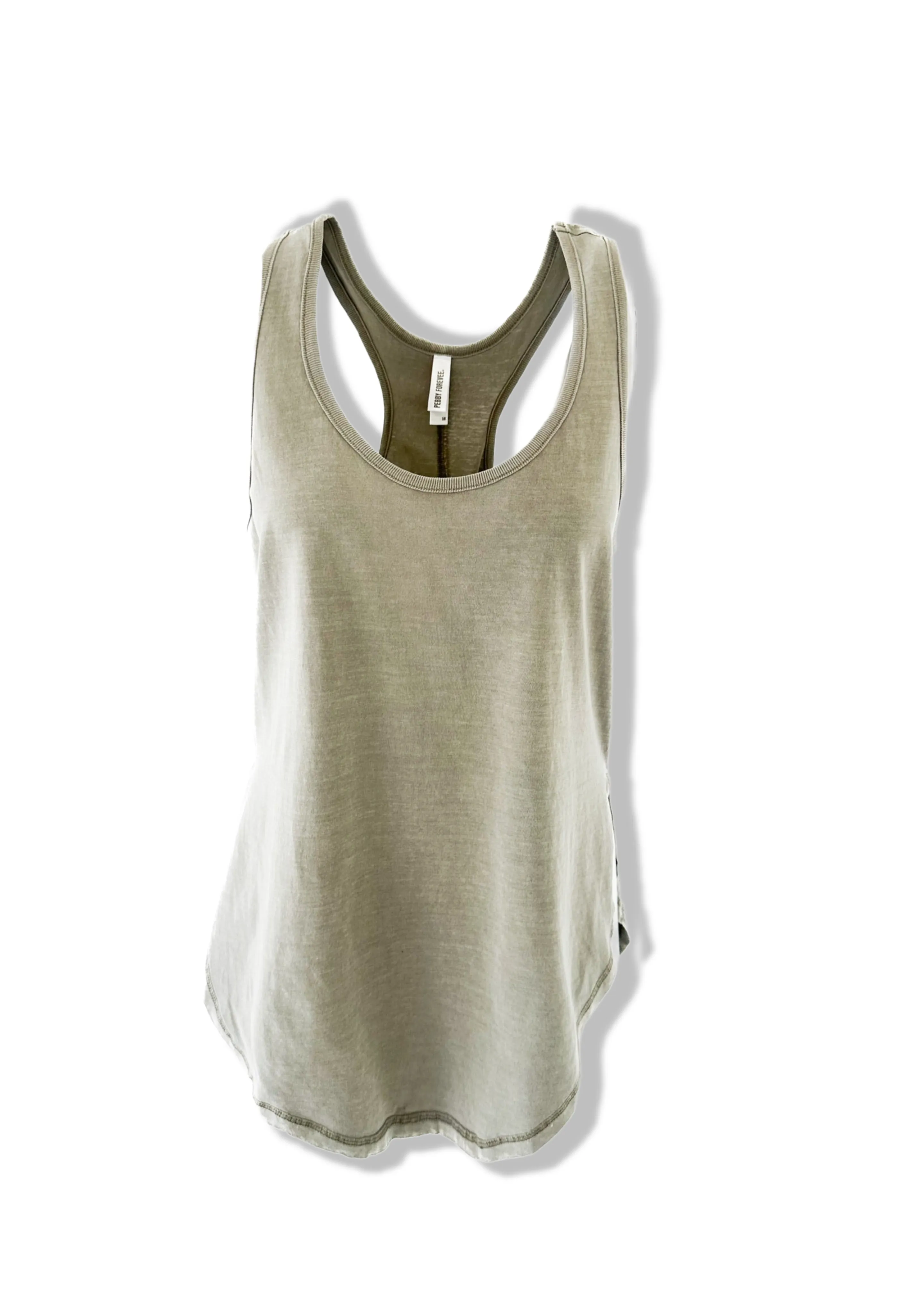 BOYFRIEND SIDE SLIT TANK