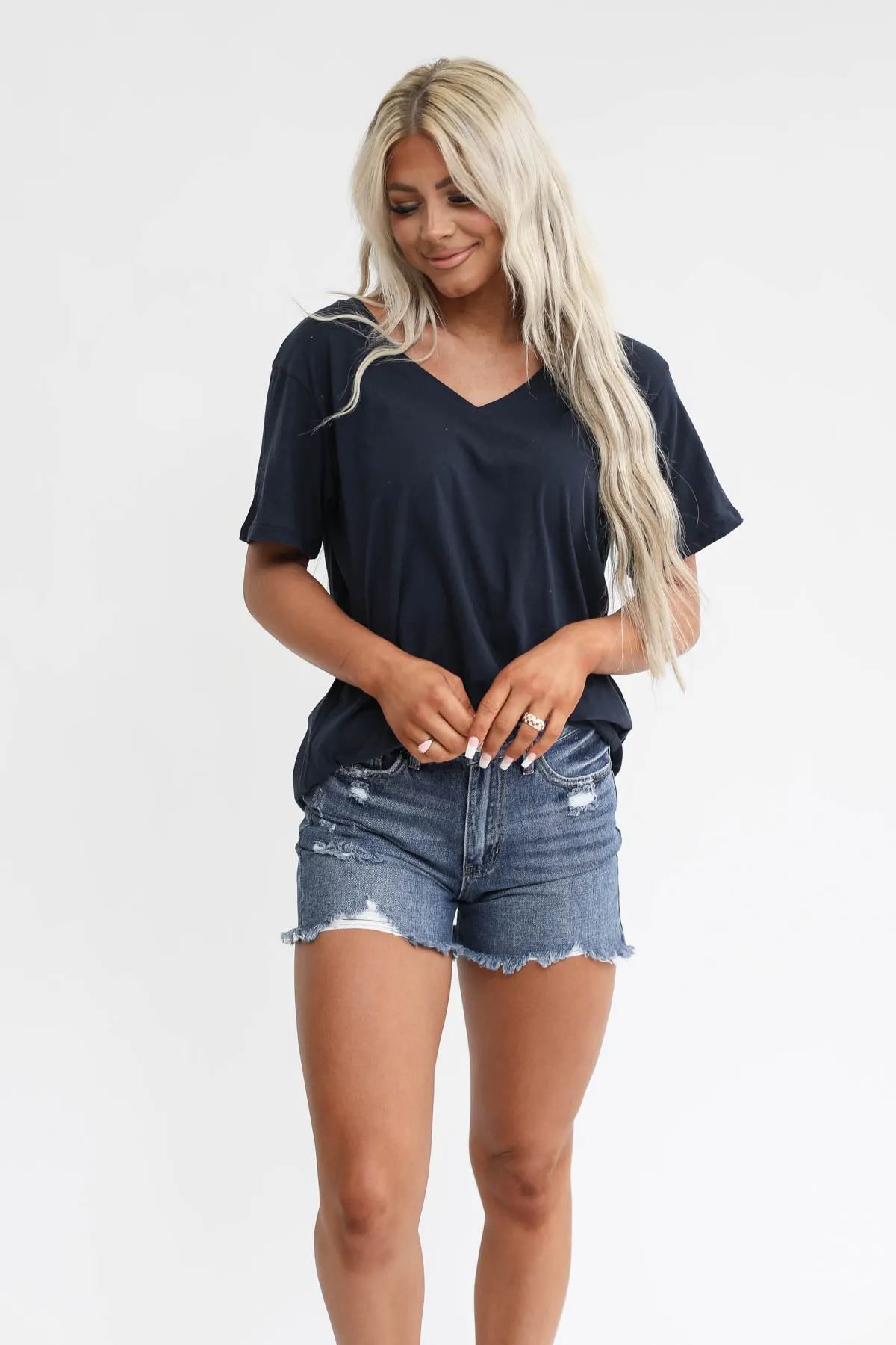 Boyfriend V-Neck Tee