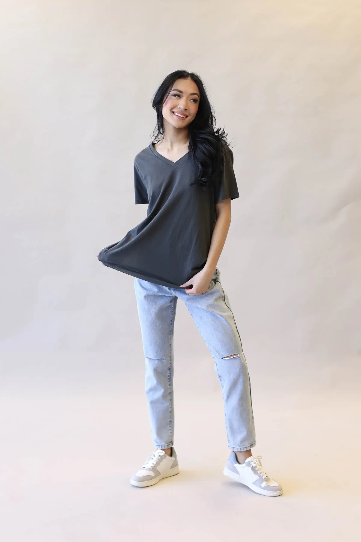 Boyfriend V-Neck Tee