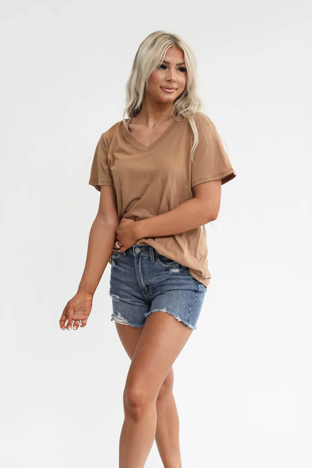Boyfriend V-Neck Tee