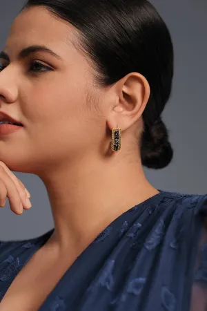 Curveins Stylish C-Curve Zircon Earrings