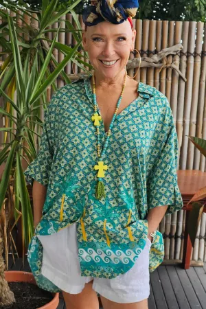 Dreamcatcher Elina Green Shirt On Sale