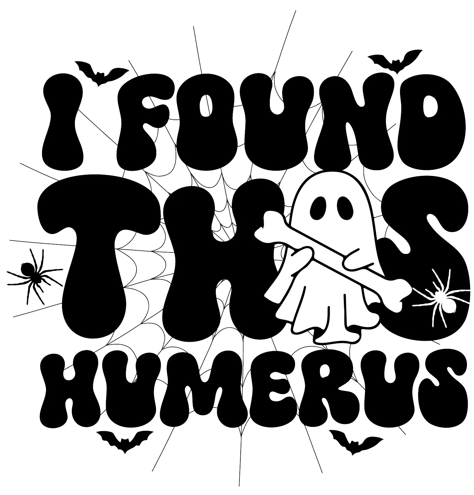 Funny Halloween heat transfer, press and peel, no shirt