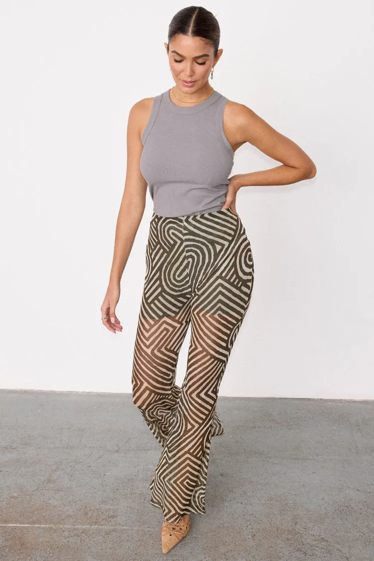 Grey Rib Tank Top
