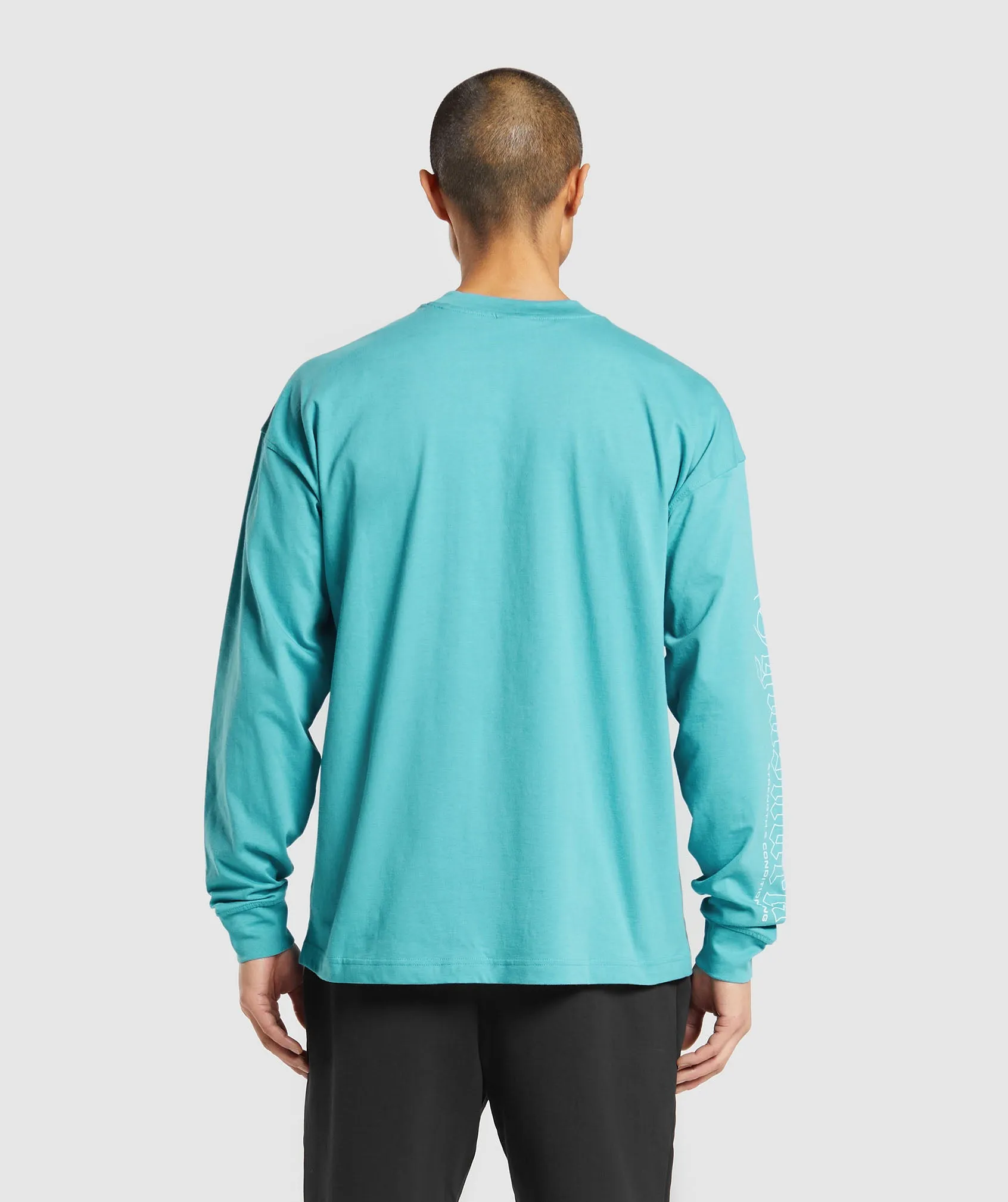Gymshark Strength and Conditioning Long Sleeve T-Shirt - Artificial Teal