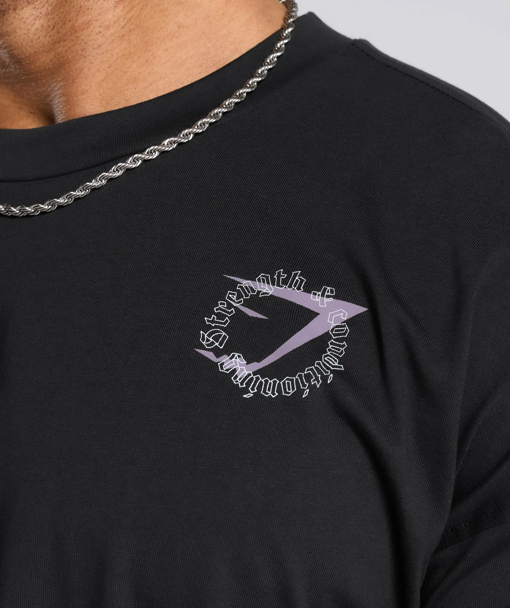 Gymshark Strength and Conditioning Long Sleeve T-Shirt - Black