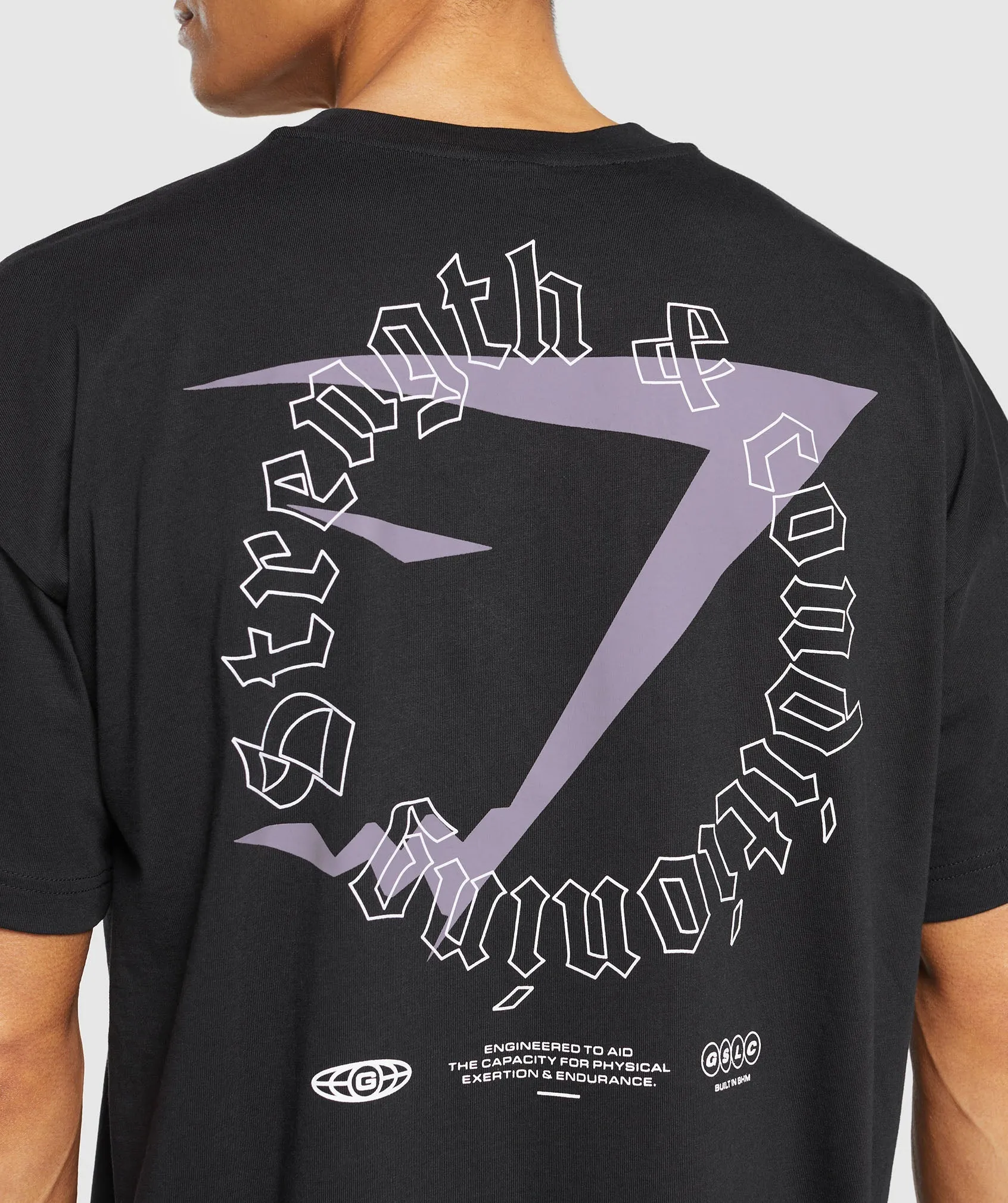Gymshark Strength and Conditioning T-Shirt - Black