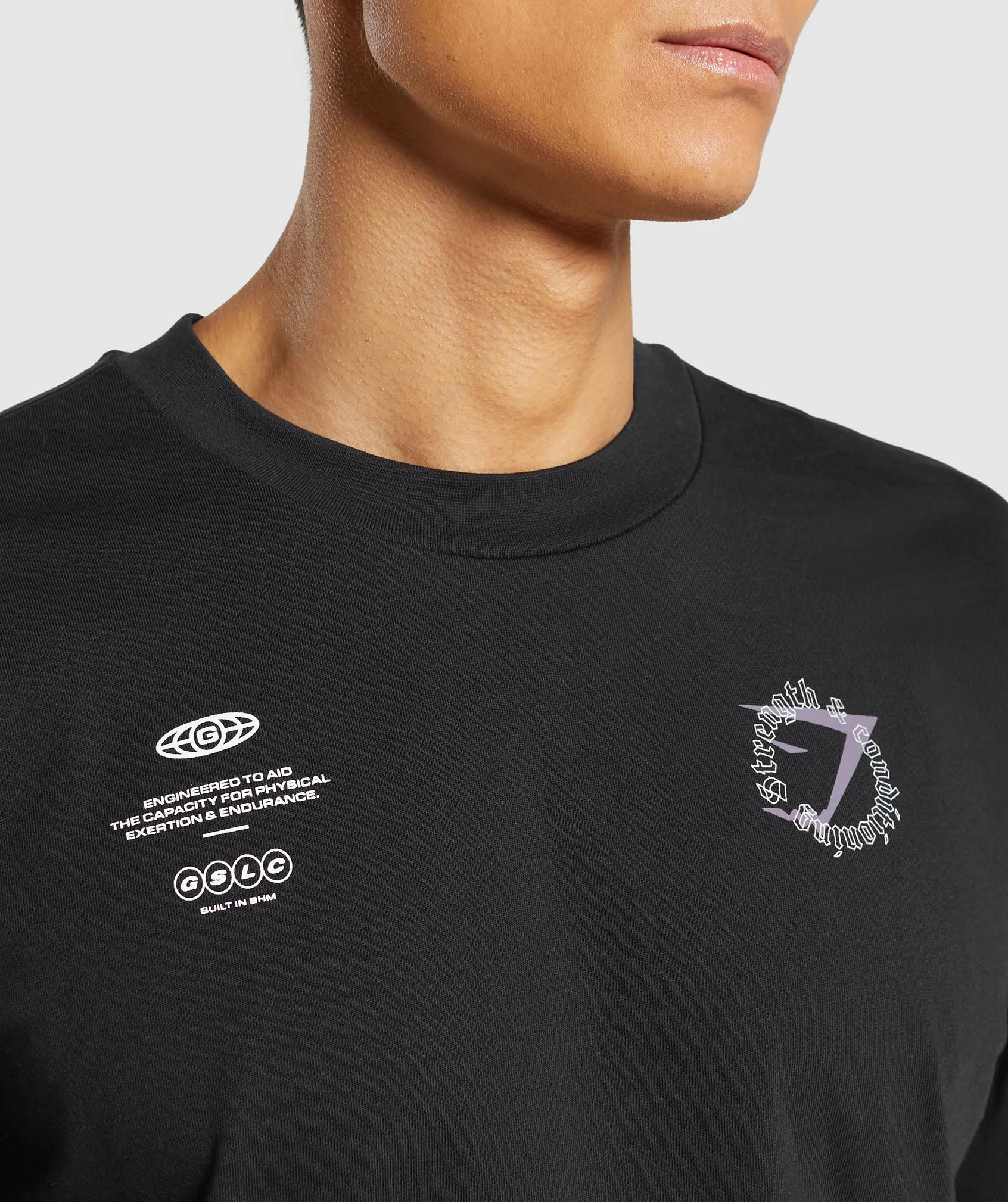 Gymshark Strength and Conditioning T-Shirt - Black
