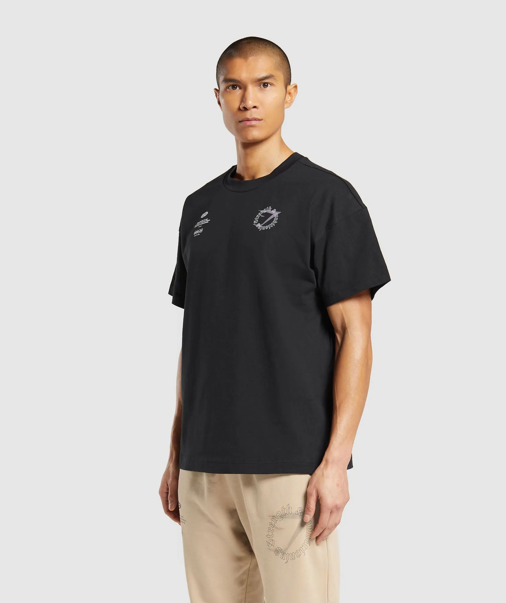 Gymshark Strength and Conditioning T-Shirt - Black