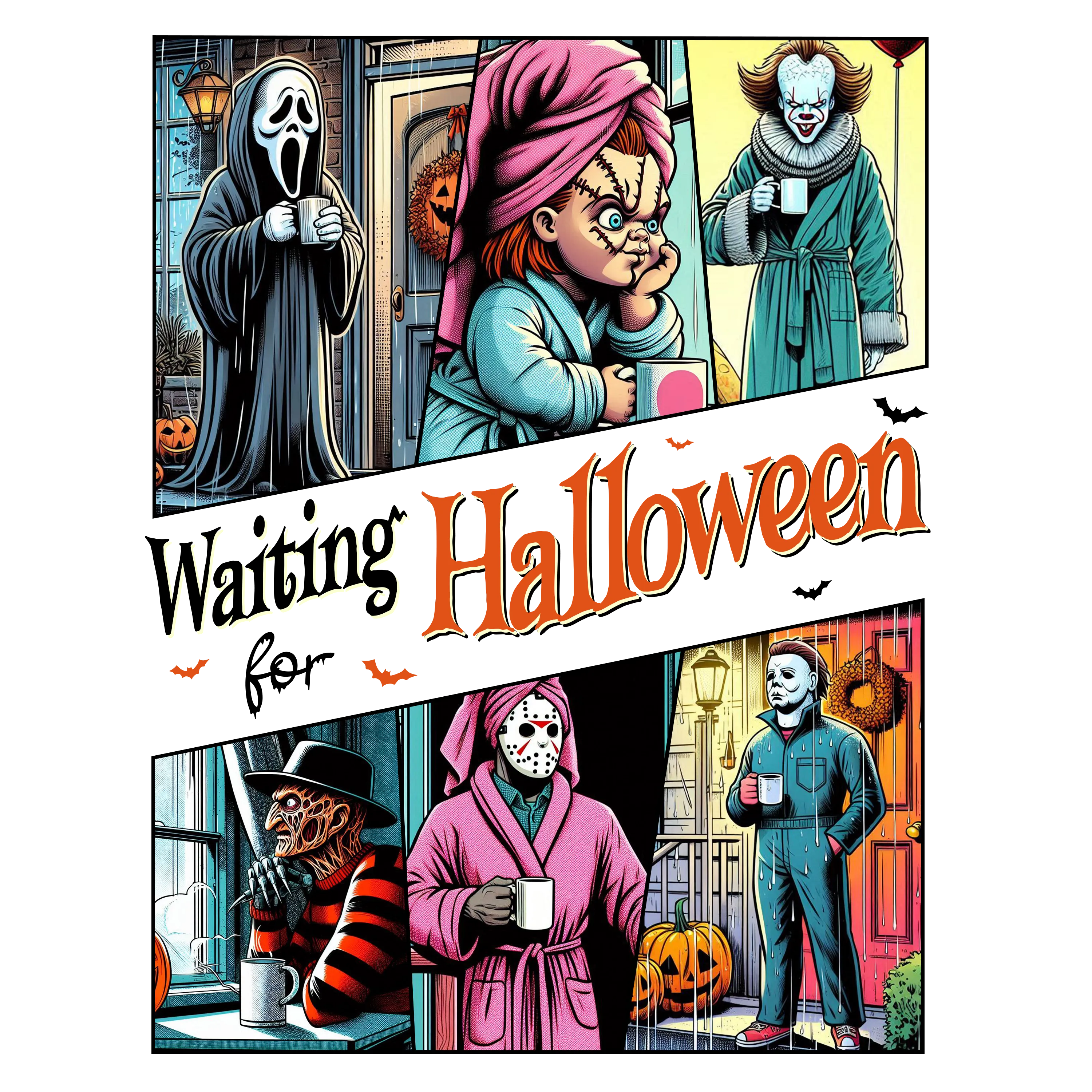 Halloween  heat transfer, press and peel, no shirt