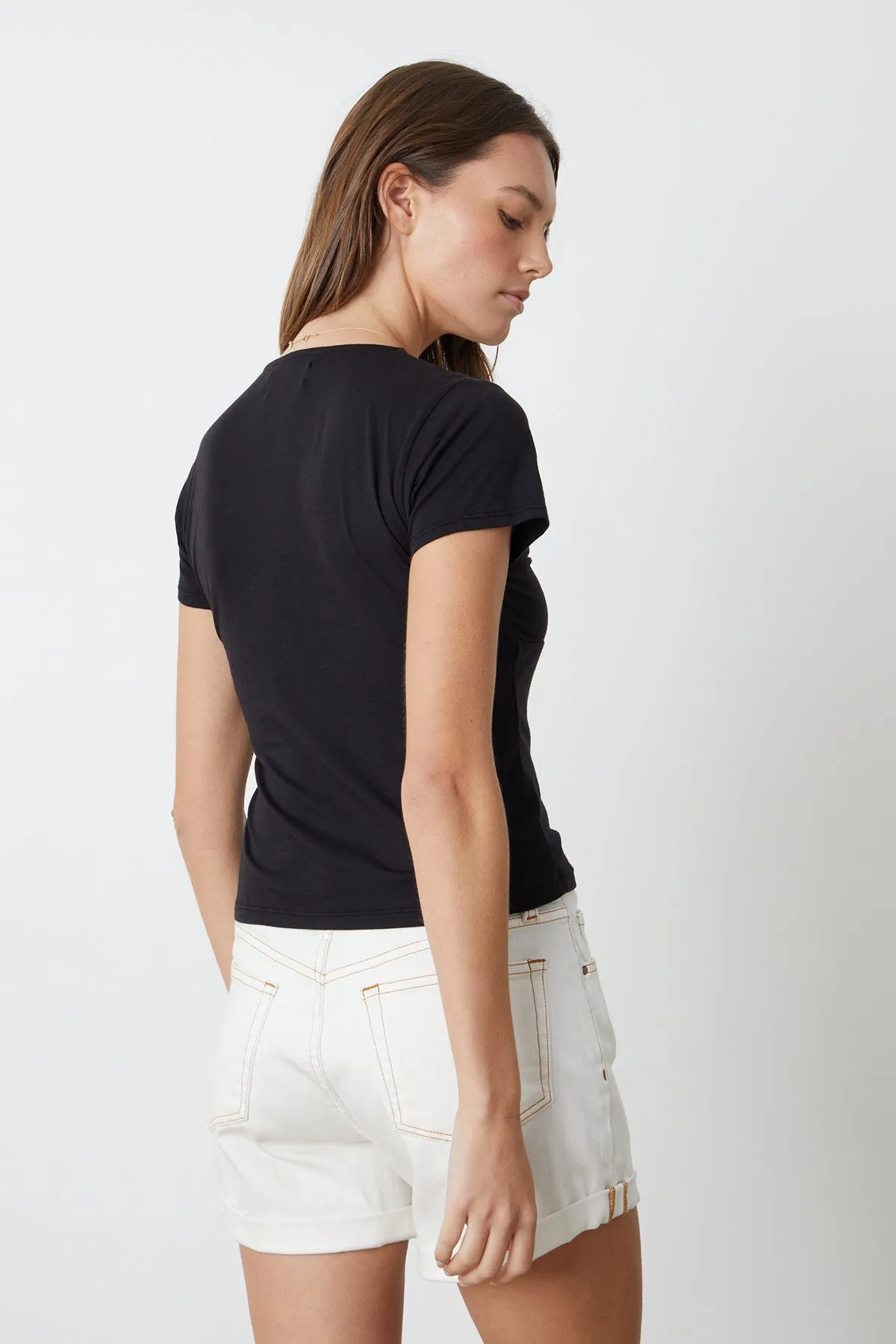 HEIDI V-NECK TEE