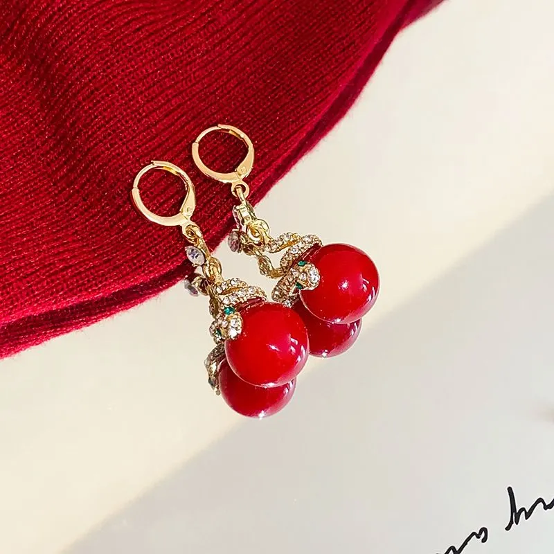 HOT SALE 49% OFFGold Plated Snake Pearl Earrings