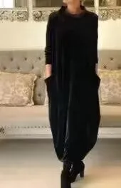 HOT SALE 49% OFFRound neck slimming long dress