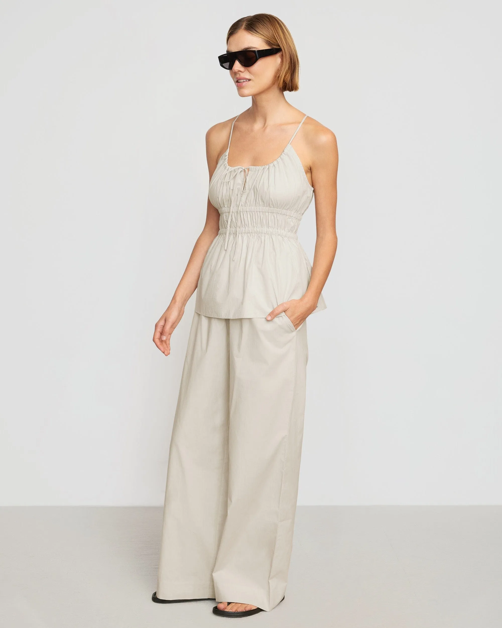 Jamila Sculpted Ruched Cami
