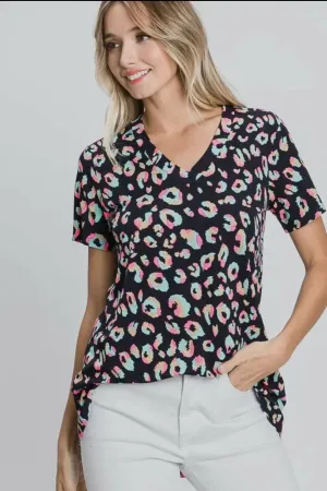 Lola Animal Print Top