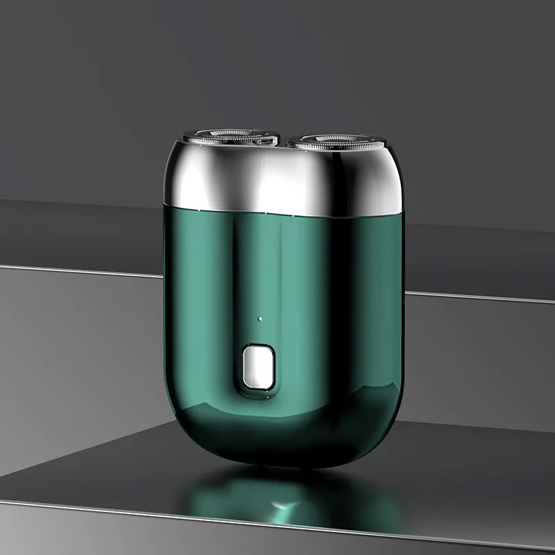 Mini USB oplaadbaar elektrisch scheerapparaat, waterdicht en compact voor mannen, ideaal voor thuis, in de auto en op reis