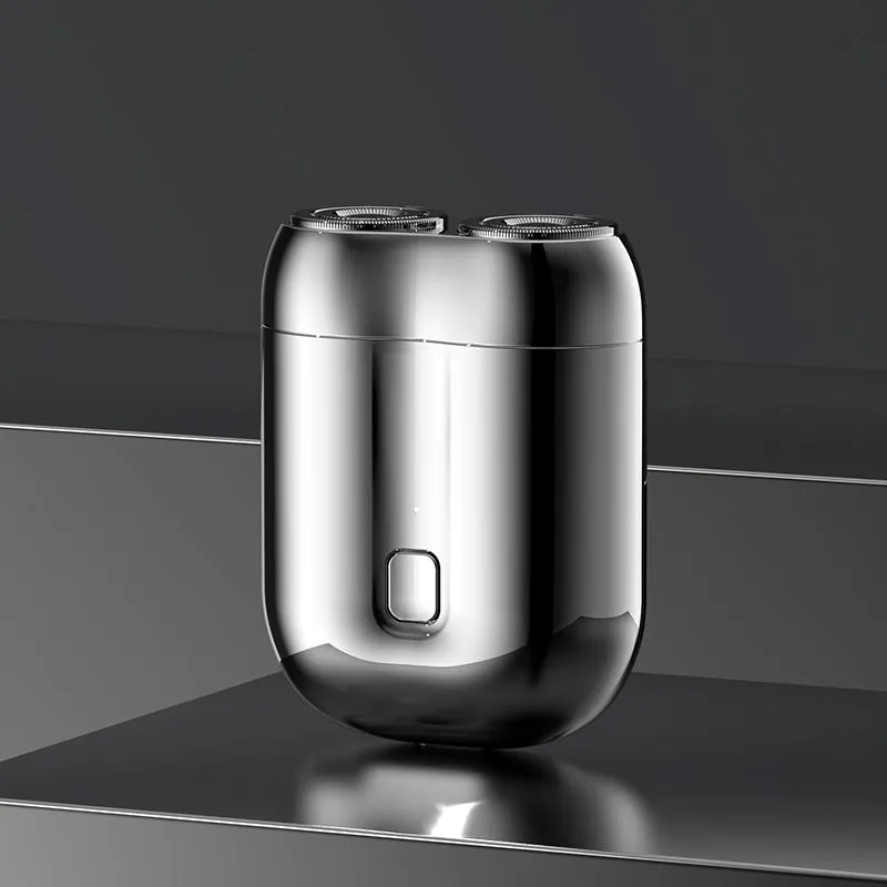Mini USB oplaadbaar elektrisch scheerapparaat, waterdicht en compact voor mannen, ideaal voor thuis, in de auto en op reis