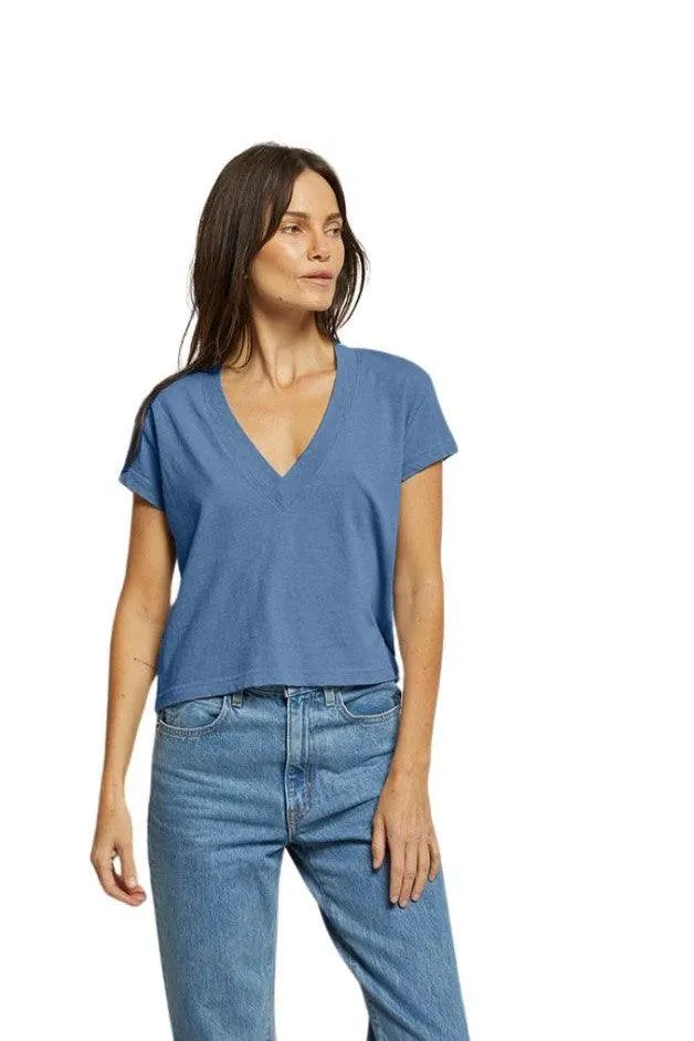 Perfect White Tee - Alanis V-neck