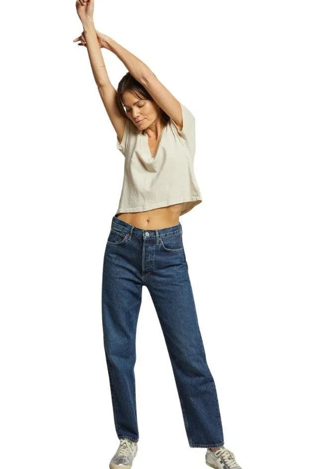 Perfect White Tee - Alanis V-neck