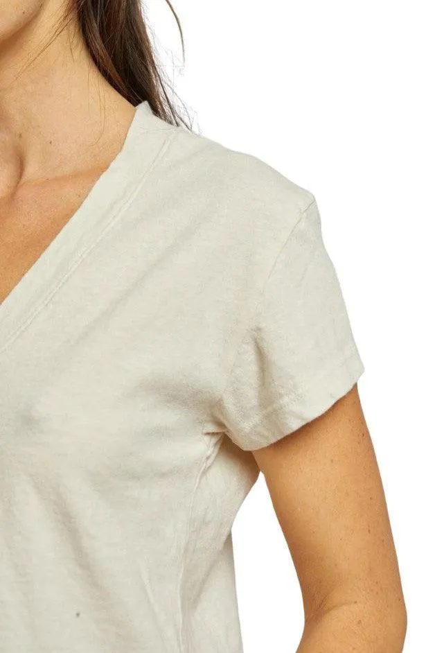Perfect White Tee - Alanis V-neck
