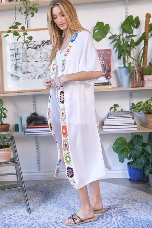 Solid Long Cardigan Kimono *Online Only*
