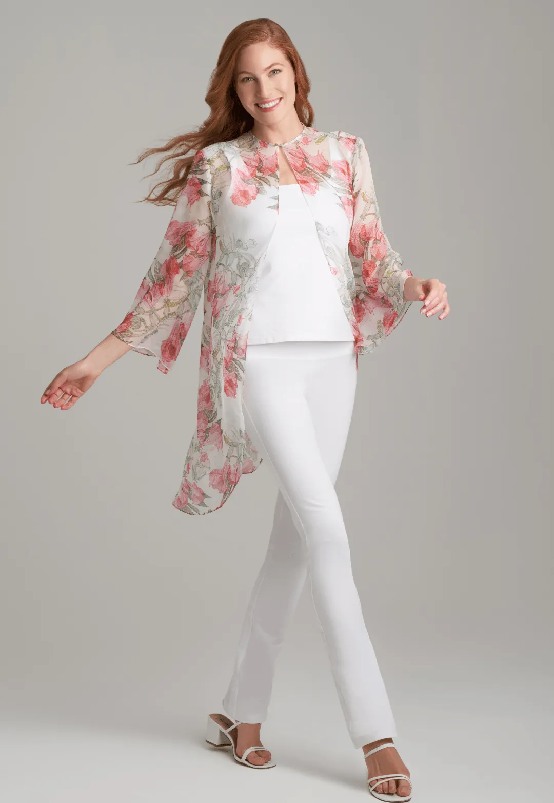 Suzanne Silk Opera Jacket in Angels Trumpet