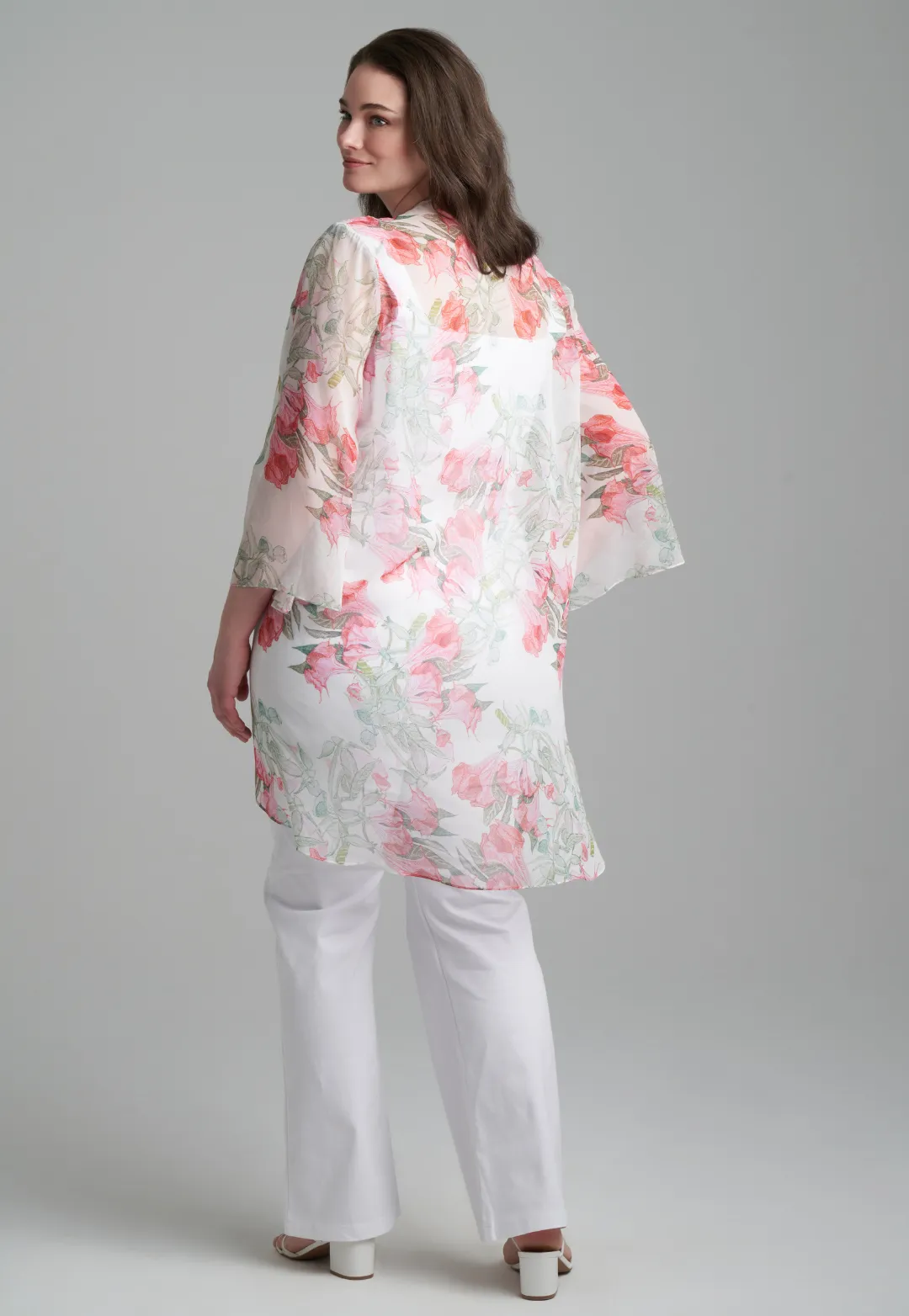 Suzanne Silk Opera Jacket in Angels Trumpet