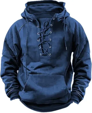 Tactical Hoodies for Men Quarter Zip Pullover Sweatshirts Casual Work Crewneck Sweatshirt Cargo Hoodies Multi Pocket