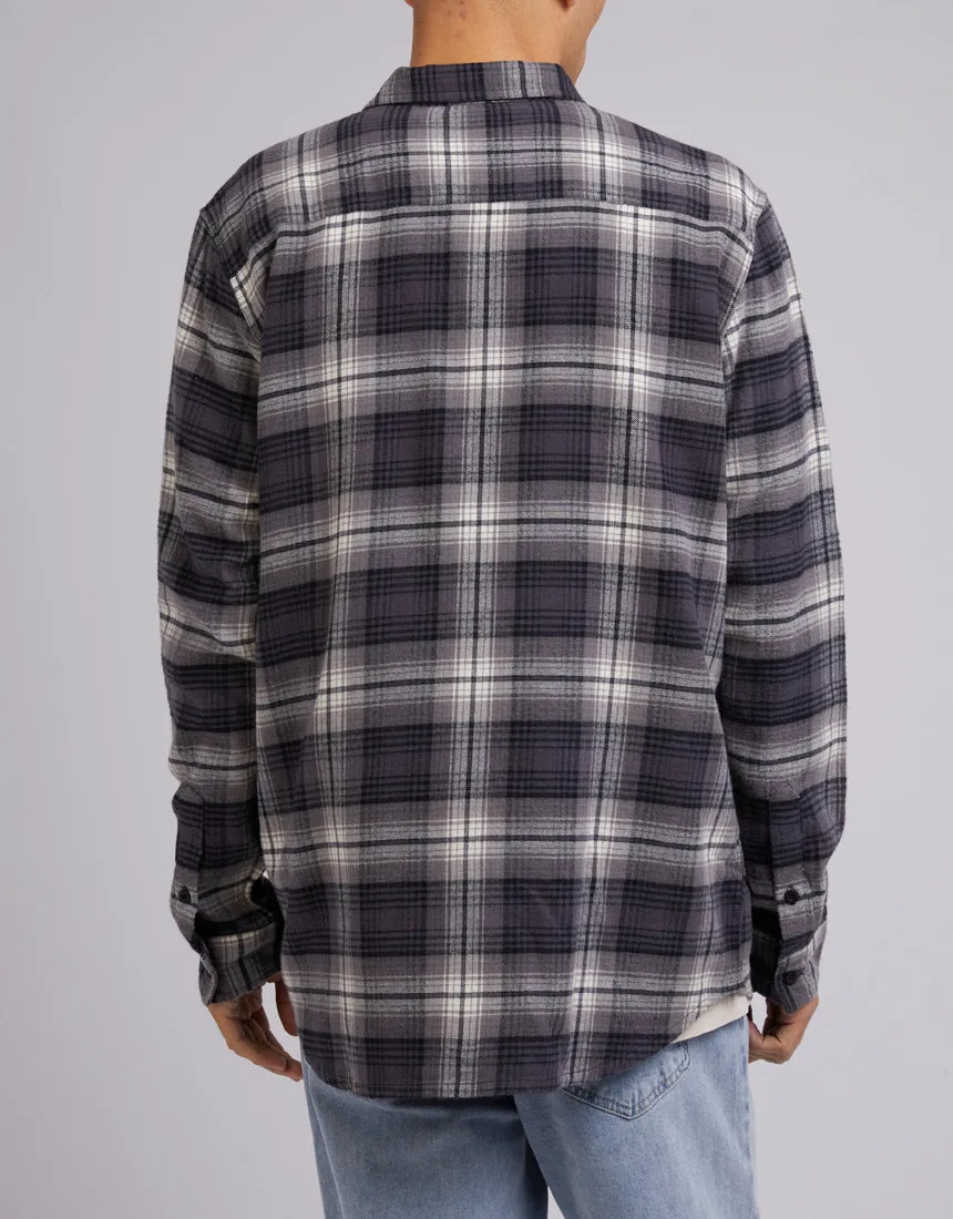 Tuned Long Sleeve Shirt Black Check