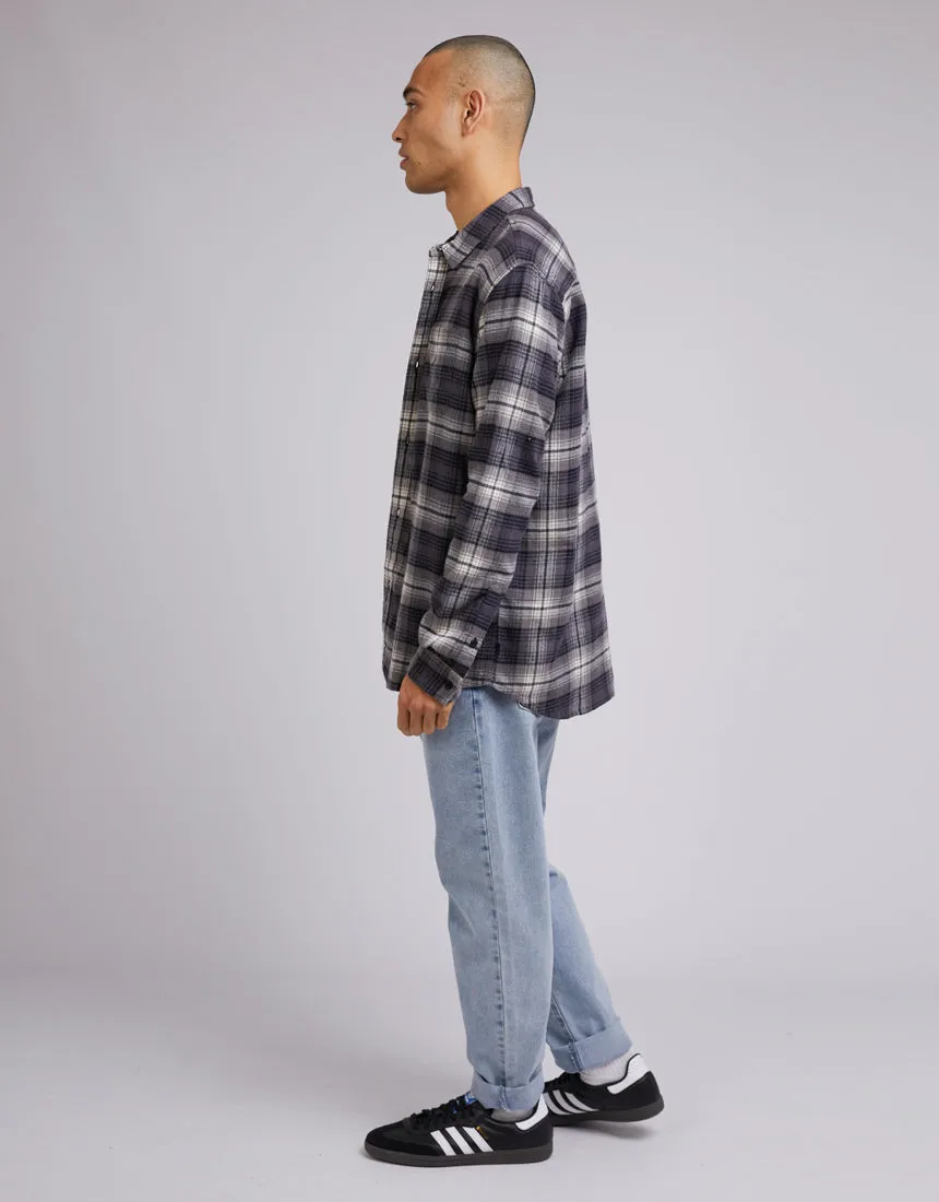 Tuned Long Sleeve Shirt Black Check