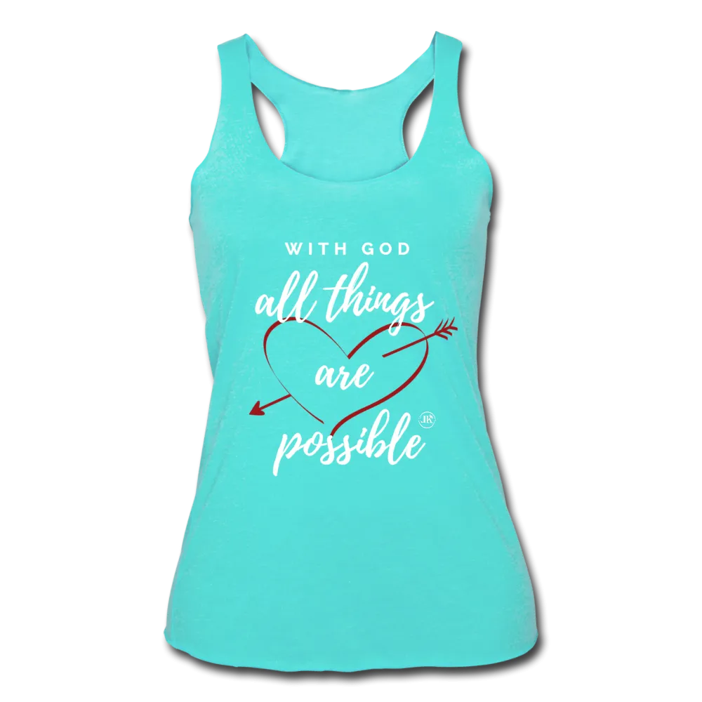 With God All Things Are Possible Tank Top