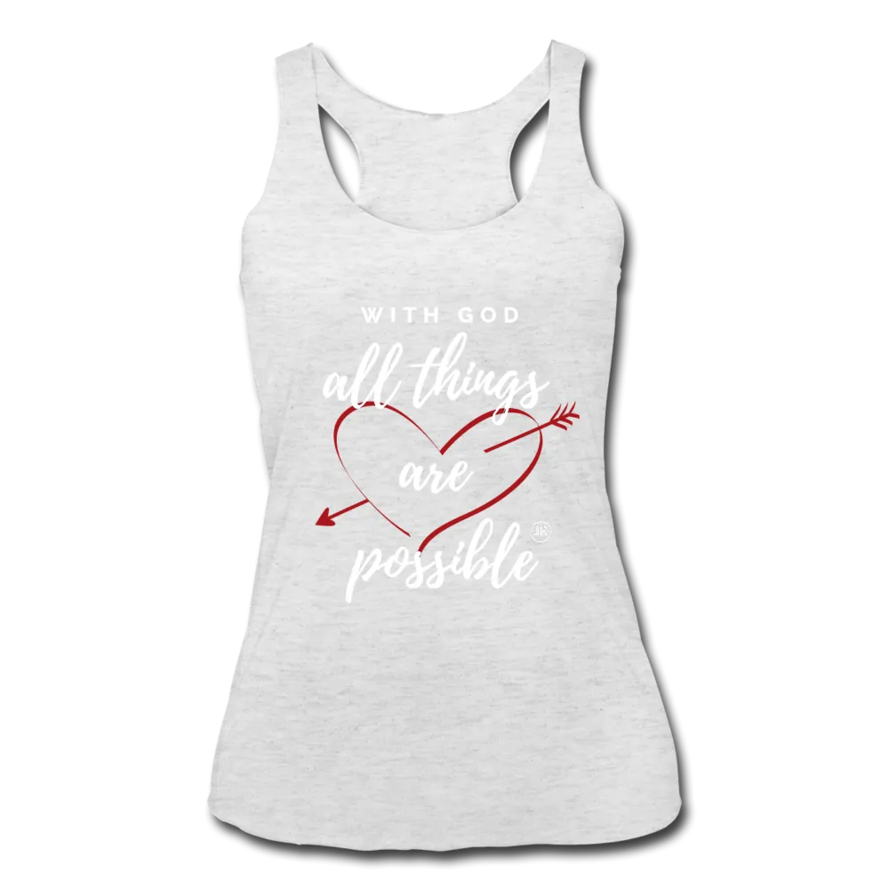 With God All Things Are Possible Tank Top