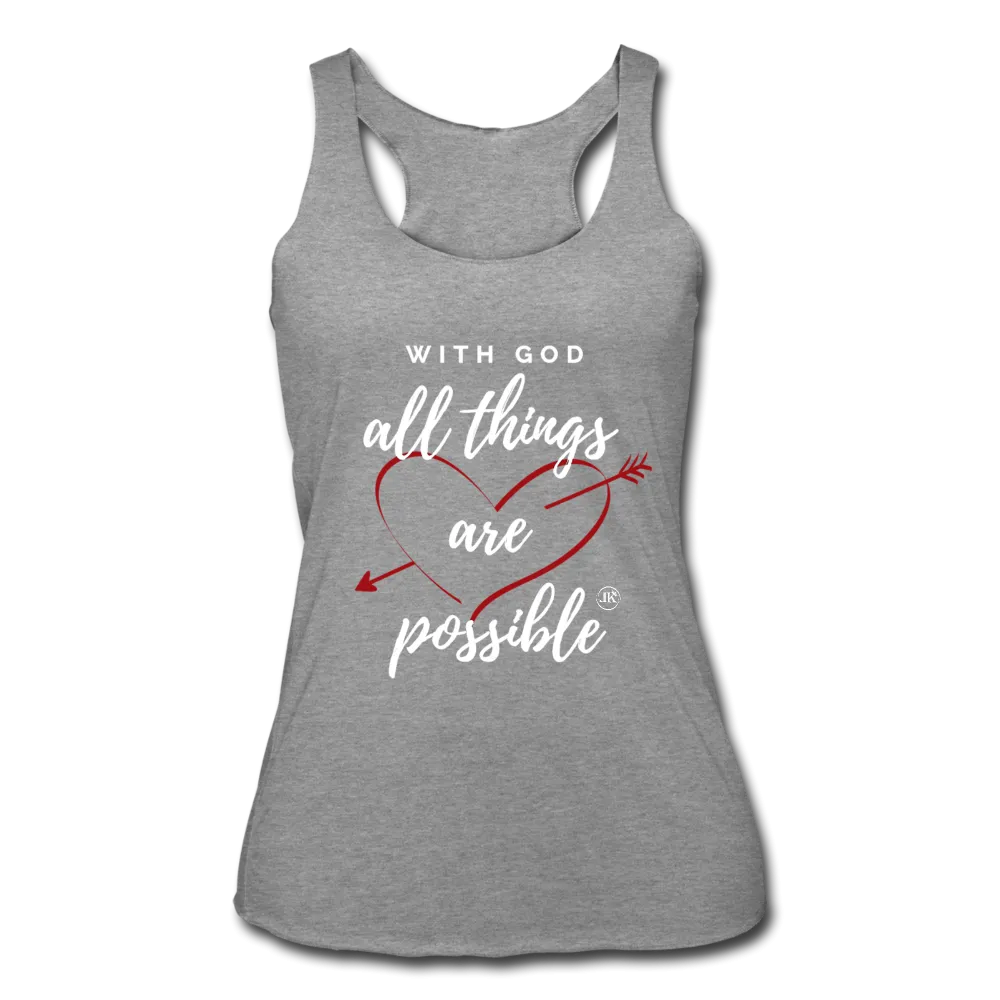 With God All Things Are Possible Tank Top