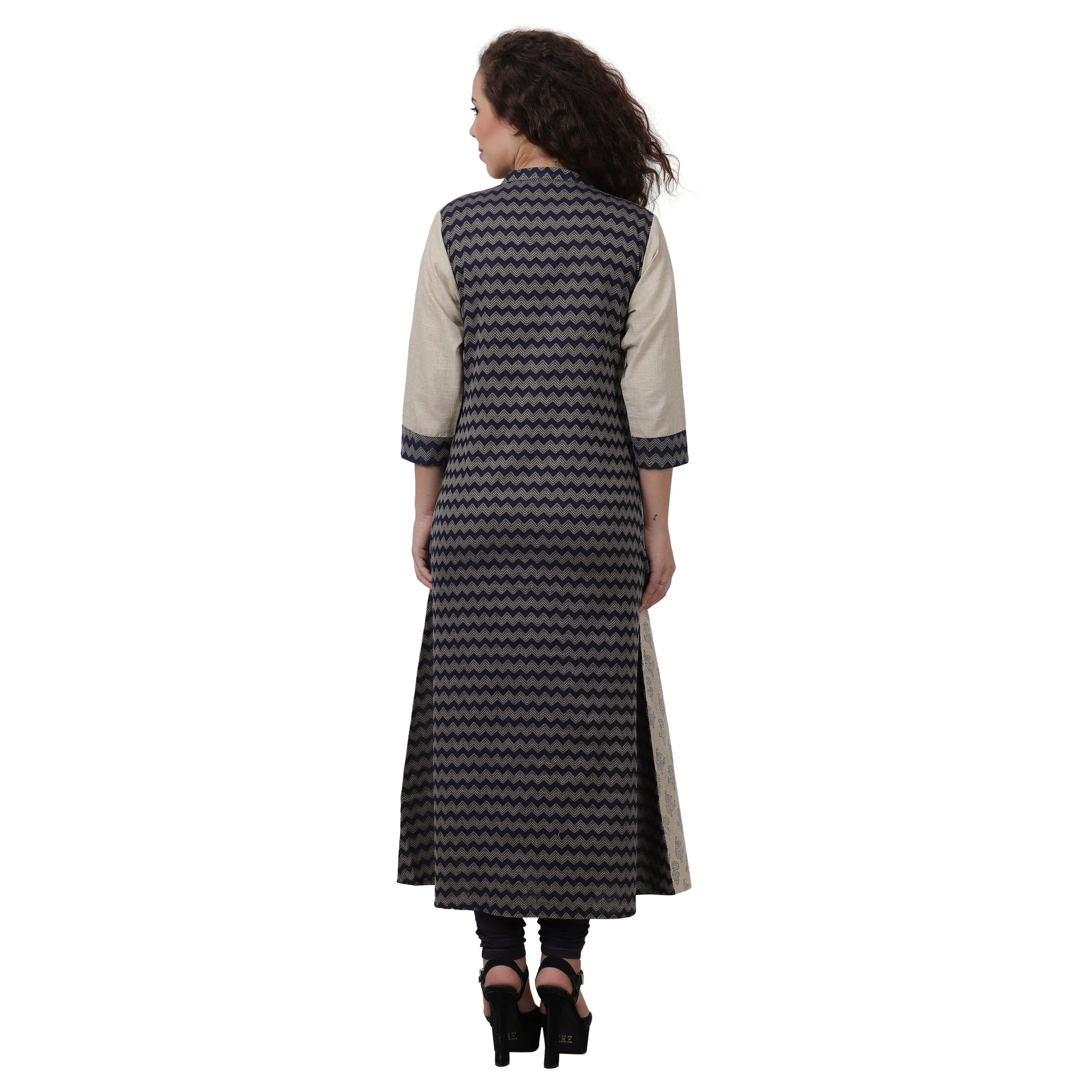 Women's Printed Cotton Straight Kurta