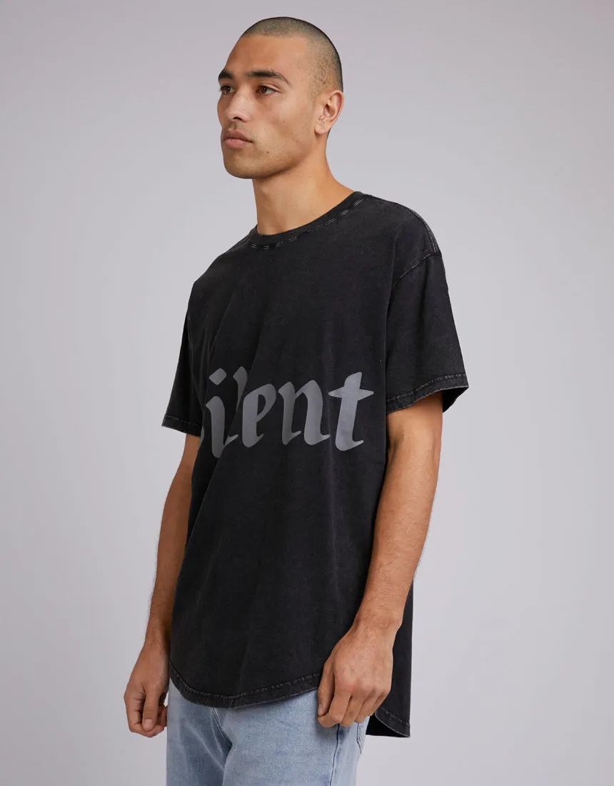 Wrap Around Tee Washed Black
