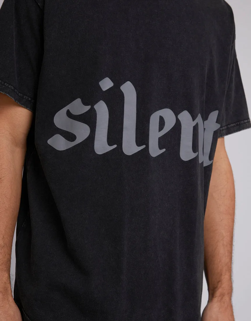 Wrap Around Tee Washed Black
